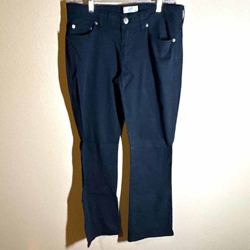 Wear It Declare It Women’s Black Bootcut Jeans Cotton Spandex Denim Pockets